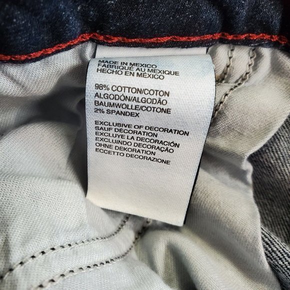 Tommy Hilfiger Freedom Boot Bootcut Jeans Flap Pockets Dark 6 Short‎ - Picture 9 of 9